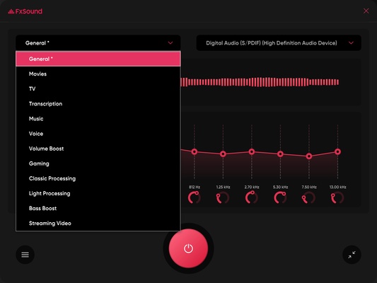 FxSound screenshot 1