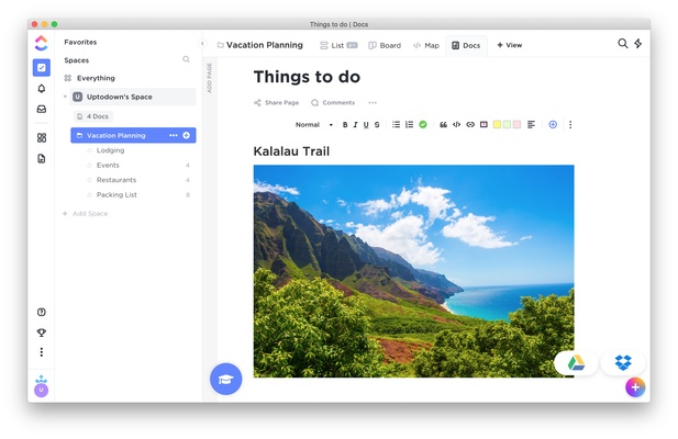 ClickUp screenshot 1