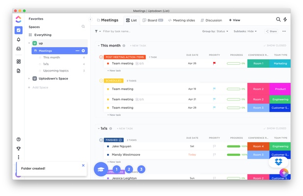 ClickUp screenshot 1