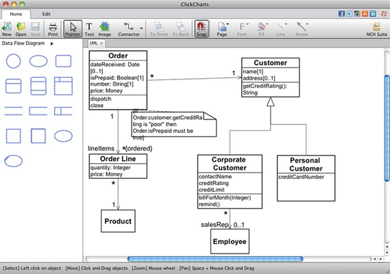 Clickcharts Pro screenshot 1