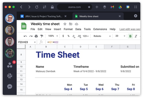 Shift screenshot 1