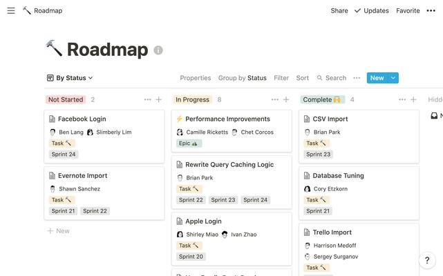 Notion screenshot 1