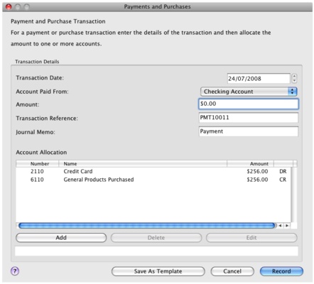 Express Accounts Plus screenshot 1