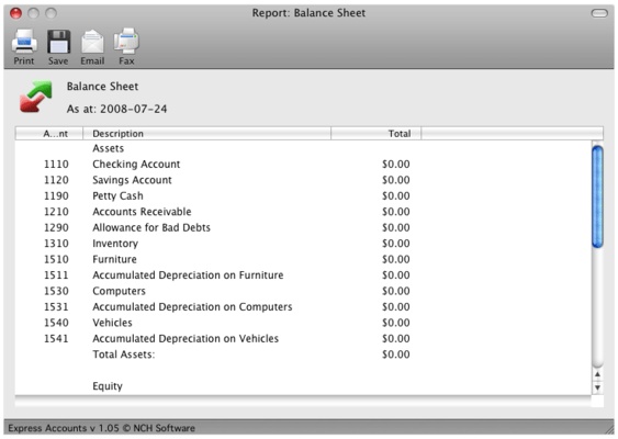 Express Accounts Plus screenshot 1