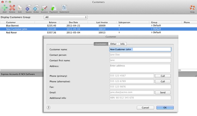 Express Accounts Plus screenshot 1