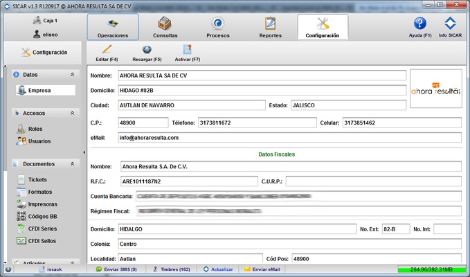 Facturación Electrónica CBB y CFDI SICAR screenshot 1
