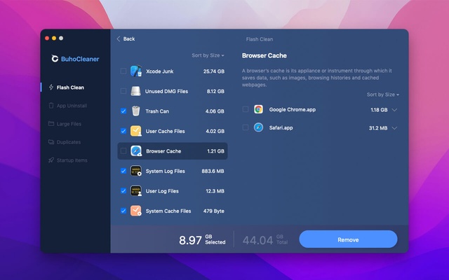 BuhoCleaner screenshot 1