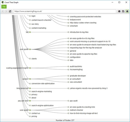 Screaming Frog screenshot 1