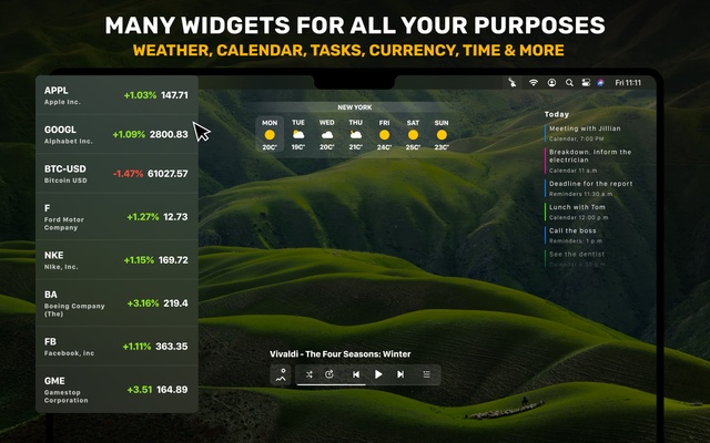 Widgetter - Custom Desktop screenshot 1