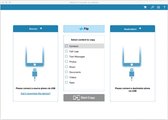 MobiKin Transfer for Mobile (Mac Version) screenshot 1