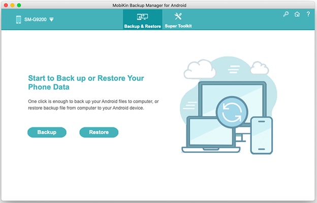 MobiKin Backup Manager for Android screenshot 1