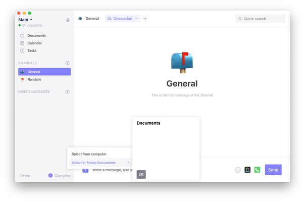 Twake screenshot 1