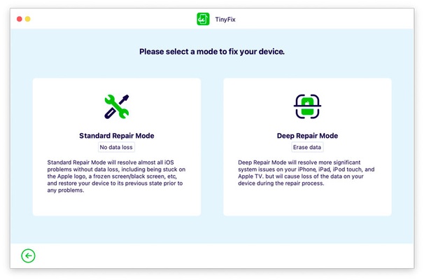 TinyFix screenshot 1