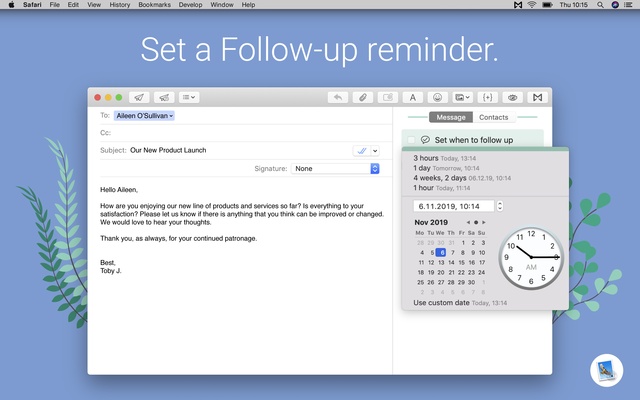 Mailbutler screenshot 1