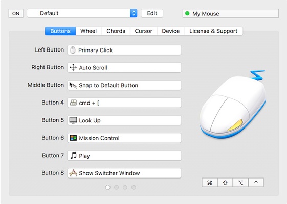 SteerMouse screenshot 1