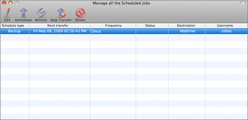 iDrive screenshot 1