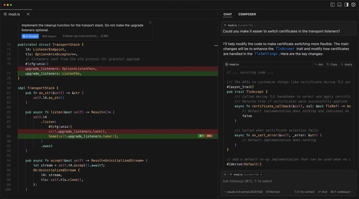 Cursor screenshot 1