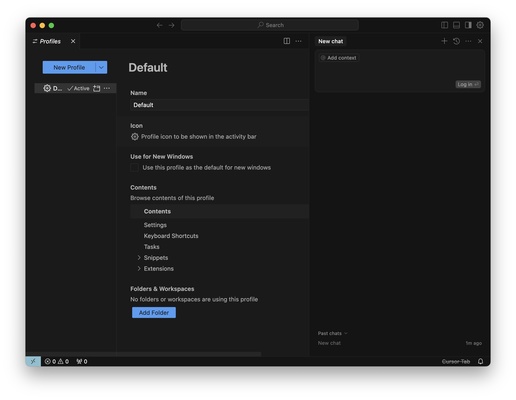 Cursor screenshot 1