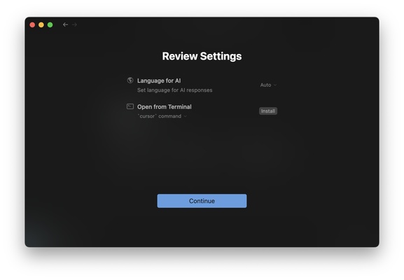 Cursor screenshot 1