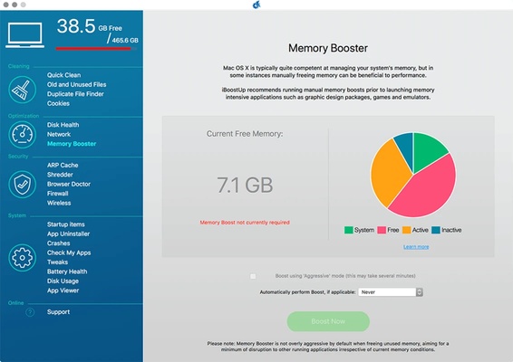 iBoostUp screenshot 1