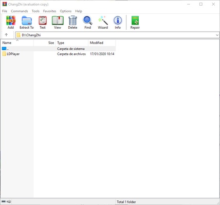 WinRAR screenshot 1