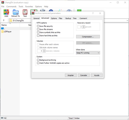 WinRAR screenshot 1