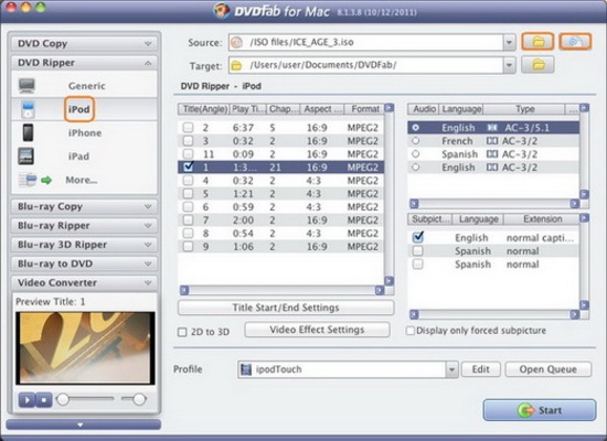 DVDFab screenshot 1
