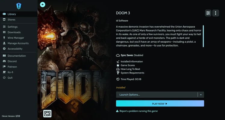 Heroic Games Launcher screenshot 1
