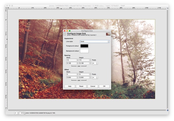 GIMP screenshot 1