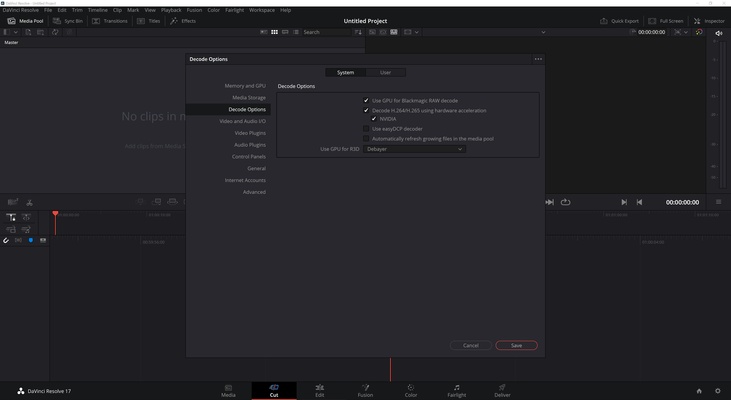 DaVinci Resolve screenshot 1