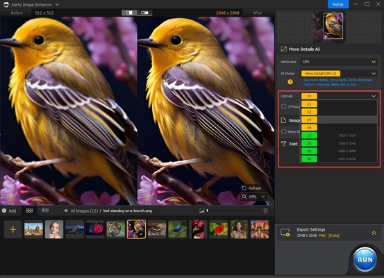Aiarty Image Enhancer for Mac screenshot 1