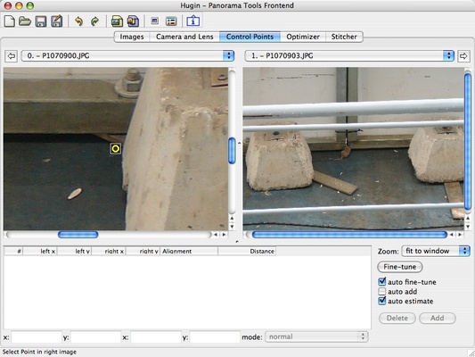 Hugin screenshot 1