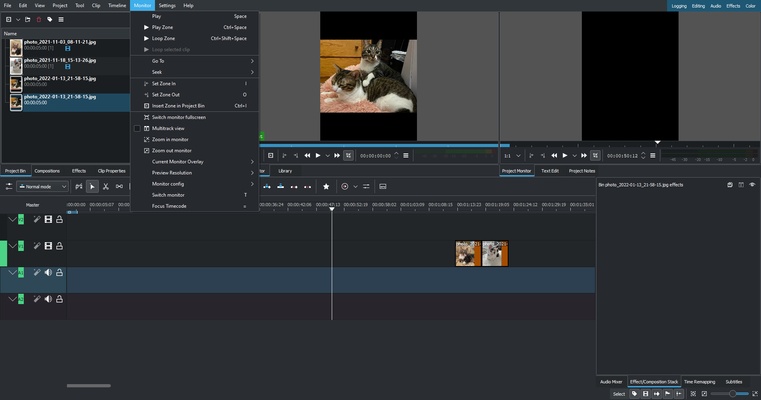 Kdenlive screenshot 1