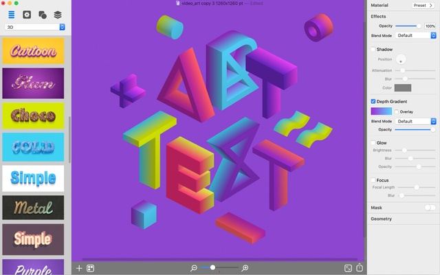 Art Text screenshot 1
