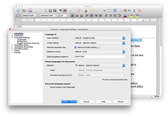 LibreOffice screenshot 1