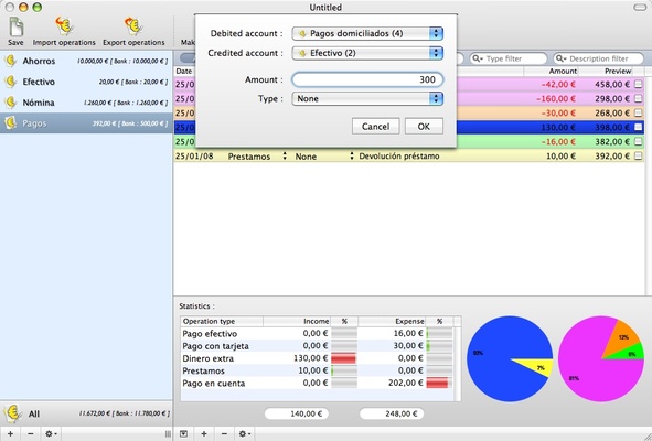 iCompta screenshot 1