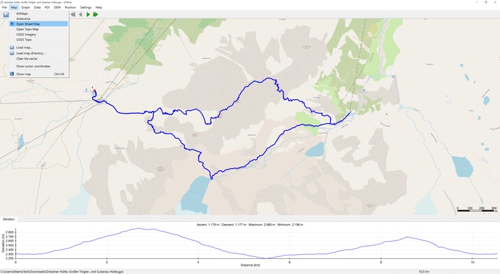 GPXSee screenshot 1