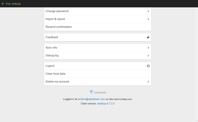 Turtl screenshot 1