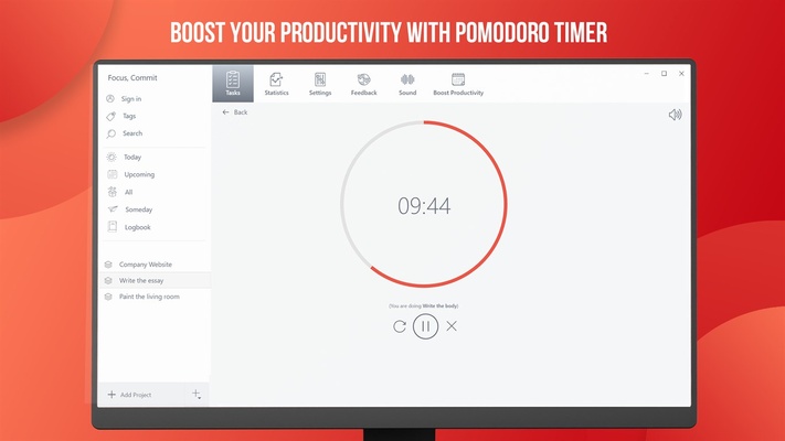 FocusCommit screenshot 1