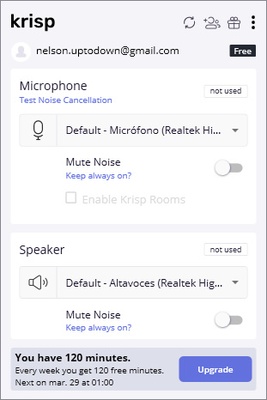 Krisp screenshot 1