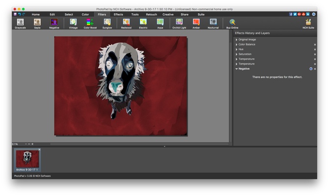 PhotoPad Photo and Image Editor screenshot 1