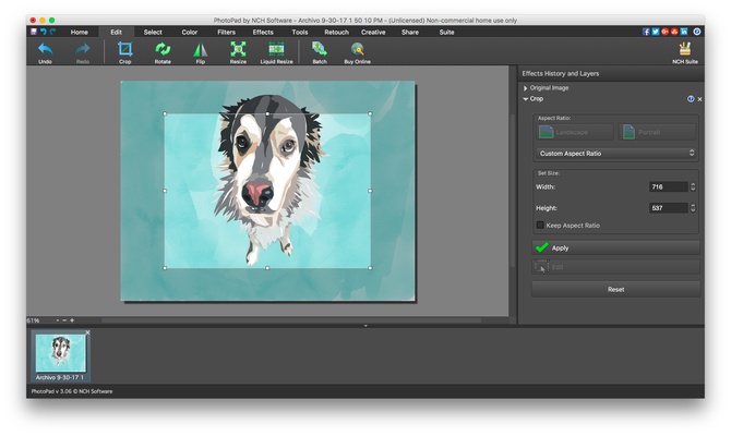 PhotoPad Photo and Image Editor screenshot 1