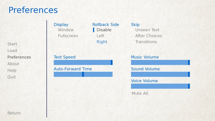 RenPy screenshot 1