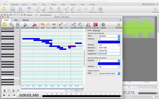 MixPad Free Music Mixer and Recording Studio screenshot 1