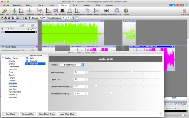 MixPad Free Music Mixer and Recording Studio screenshot 1
