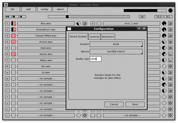 Giada screenshot 1