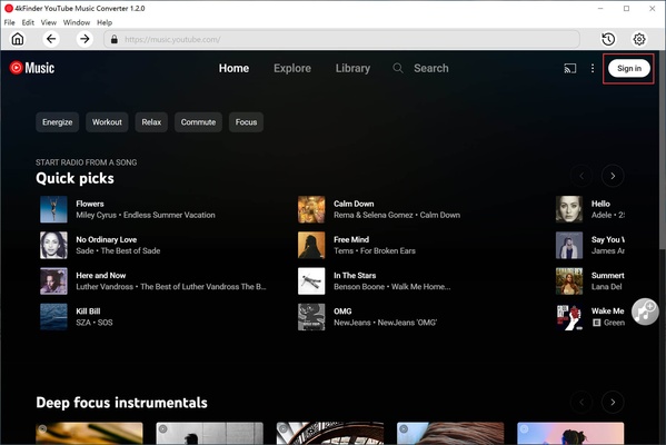 4kFinder YouTube To MP3 Converter screenshot 1