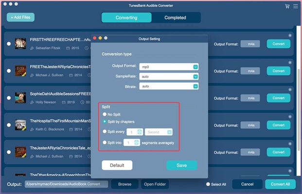 TunesBank Audible Converter screenshot 1