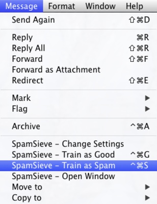 SpamSieve screenshot 1
