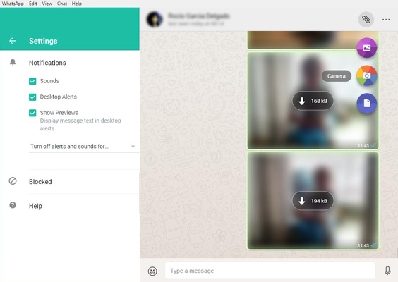 WhatsApp Desktop screenshot 1